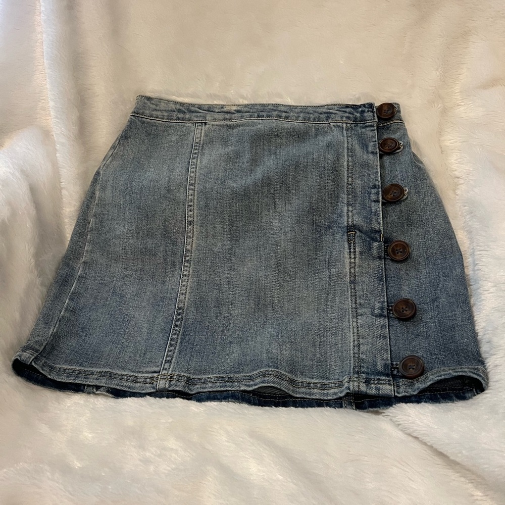 WISHLIST Jean Skirt— Medium